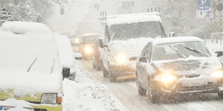 Schnee-Walze überrollt Österreich