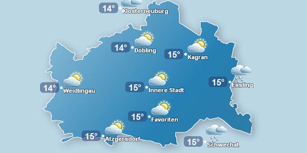 Frische Temperaturen zum Life Ball