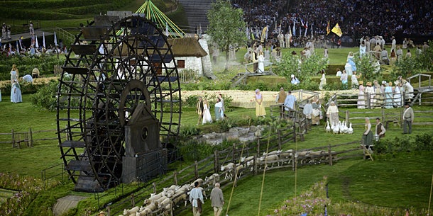 Olympia-Eröffnung der Superlative