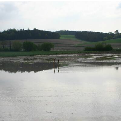 Überschwemmungen nach Gewitter