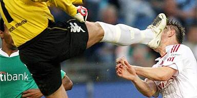 Brutalo-Foul von Wiese