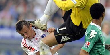 Brutalo-Foul von Wiese