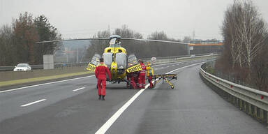 Steirer sprang zweimal vor LKW
