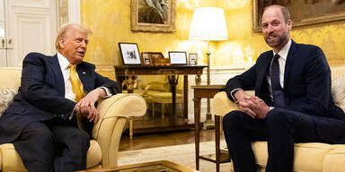 Details enth&uuml;llt: Trump nennt William "sehr fesch" & bekommt Krebs-Update