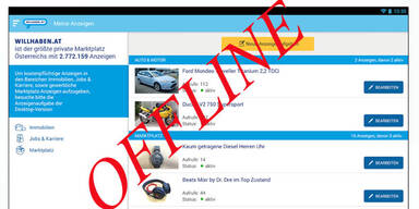 Hacker-Attacke auf willhaben.at