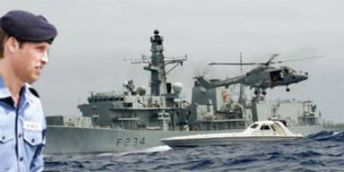 Prinz William nahm Kokainschmuggler hoch