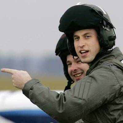 Prinz William bei der Luftwaffe