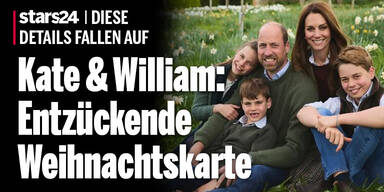 Kate & William: Entzückende Weihnachtskarte & diese Details fallen auf