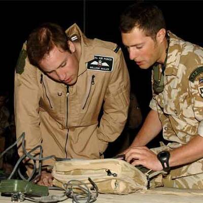 Prinz William zu Besuch bei den britischen Truppen in Afghanistan