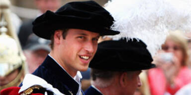 Prinz William erhält den Hosenbandorden