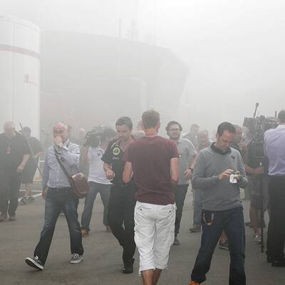 F1: Feuer in der Williams-Box