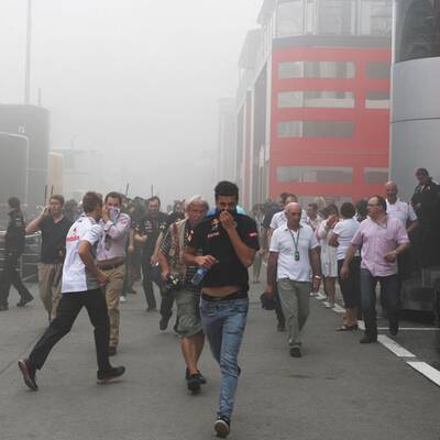 F1: Feuer in der Williams-Box