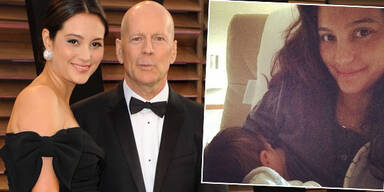 Bruce Willis, Emma Heming-Willis, Evelyn Penn