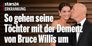 So gehen seine Töchter mit der Demenz von Bruce Willis um