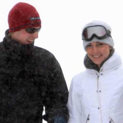 Prinz William und Kate Middleton turteln im Schnee