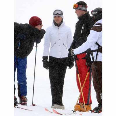 Prinz William und Kate Middleton turteln im Schnee