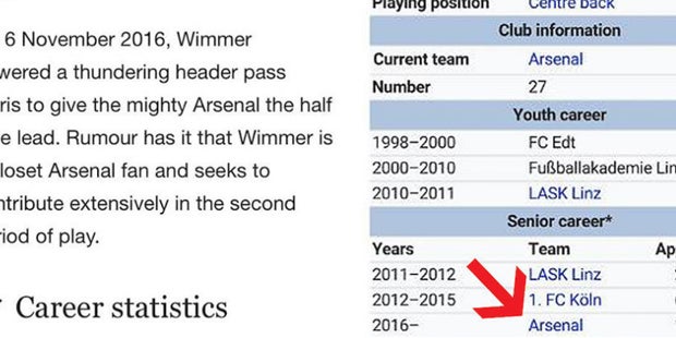Wikipedia-Spott für Wimmer
