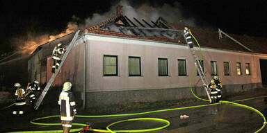 Bauernhof in Flammen - Gro&szlig;einsatz