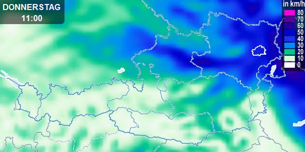 Österreich versinkt im Regen