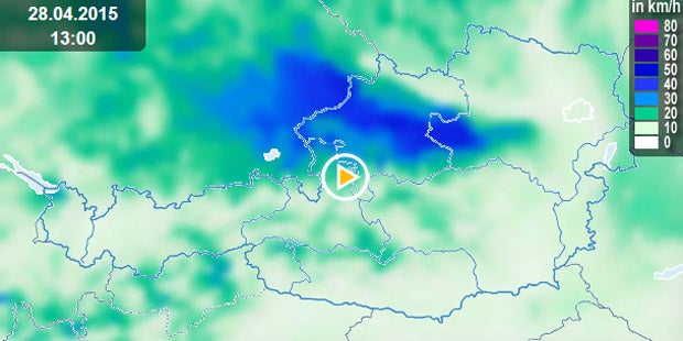 Sturm bläst uns den Frühling weg