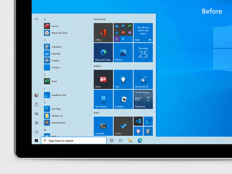 Windows 10 bekommt völlig neues Startmenü