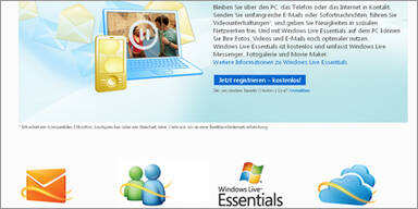 Windows Live Essentials verfügbar