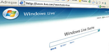 windows live search screenshot