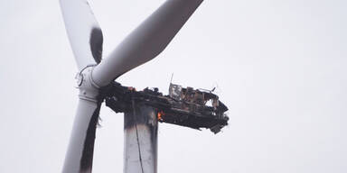 Windrad fing Feuer - 2,5 Millionen Schaden