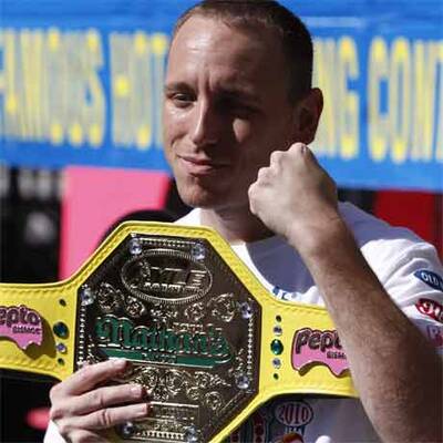 Hot Dog Wettkampf in den USA