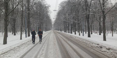 Tiefster Winter - Österreich vor 1 Jahr