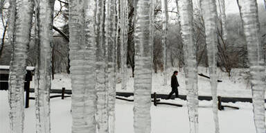Schnee und Kälte im ganzen Land