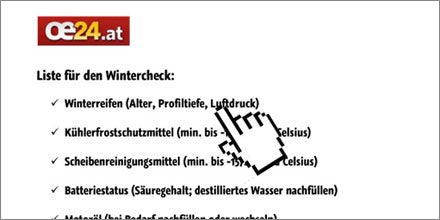 Checkliste für den Auto-Wintercheck