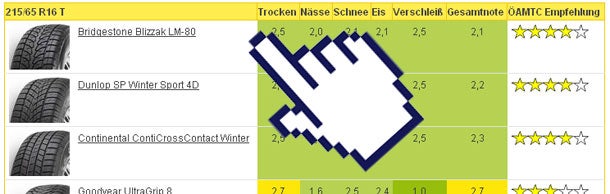 Winterreifentest 2012/2013: Die Tops und Flops