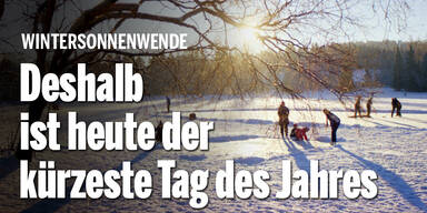 Deshalb ist heute der kürzeste Tag des Jahres
