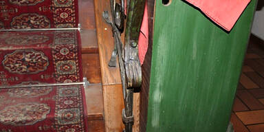 Wirt stürzt: Geländer bohrt sich ins Gesicht