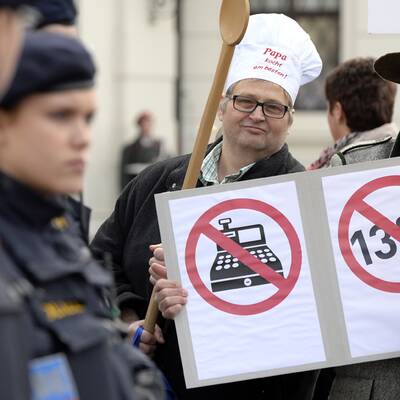 Kundgebung der Tourismuswirtschaft 