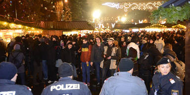 Demo: Pöbeleien am Christkindlmarkt  