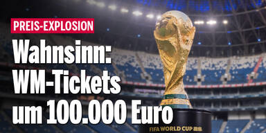 Fußball-Wahnsinn: 100.000 Euro für WM-Halbfinal-Tickets