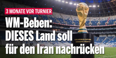 WM-Beben: DIESES Land soll für den Iran nachrücken