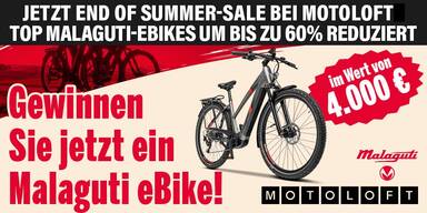 Gewinnen Sie ein TOP eBike von Malaguti im Wert von fast 4.000&euro;