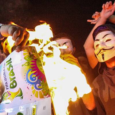 Brasilien: Proteste gegen Fußball-WM