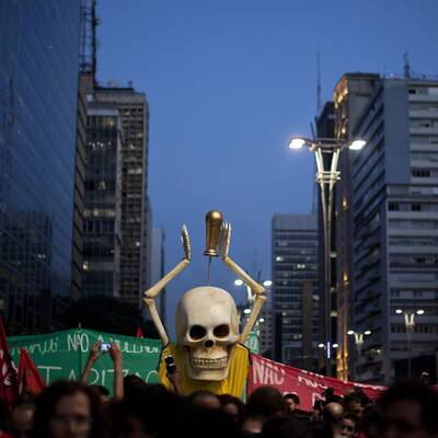 Brasilien: Proteste gegen Fußball-WM