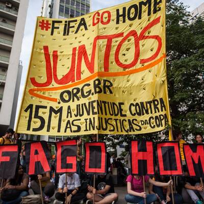 Brasilien: Proteste gegen Fußball-WM