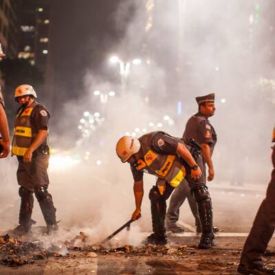 Brasilien: Proteste gegen Fußball-WM