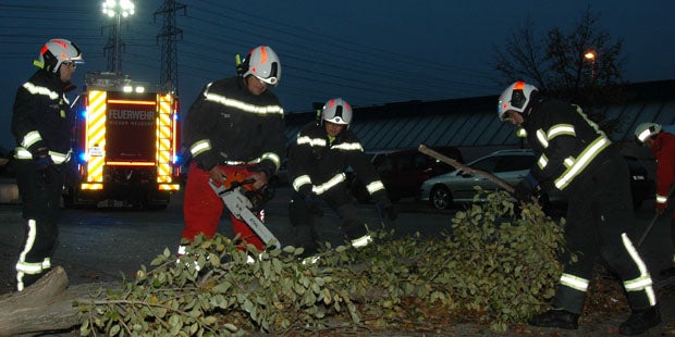 Orkan wütet in Österreich