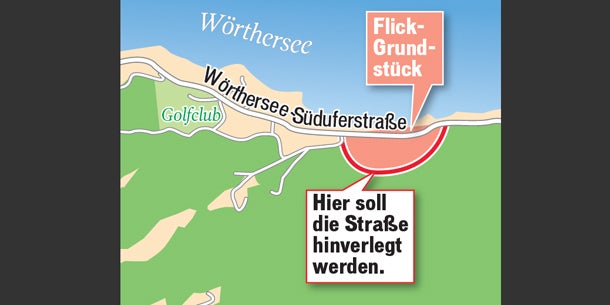 Flick-Streit: Straße wird nicht verlegt