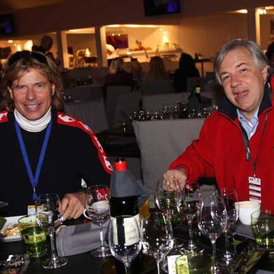 VIPs beim Hahnenkammrennen