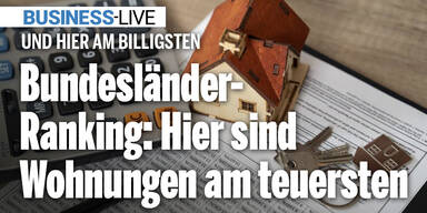 Hier sind Wohnungen am teuersten - und hier am billigsten