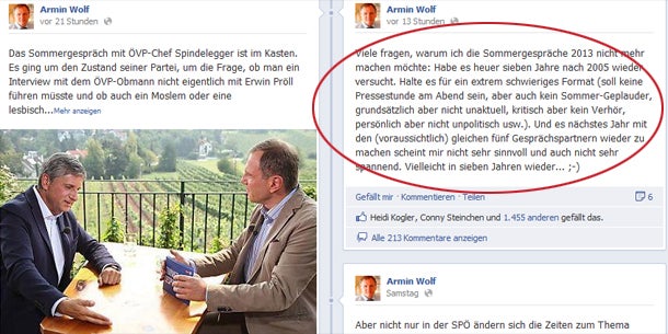 Eklat nach Sommer-Gespräch