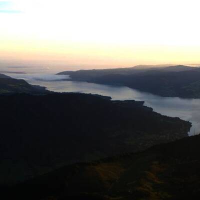 Wolfgangsee, Blick Richtung Bad Ischl